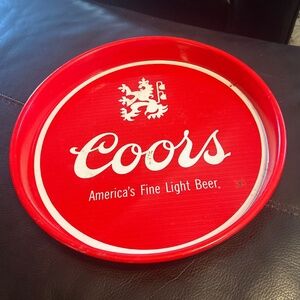 Coors beer tray